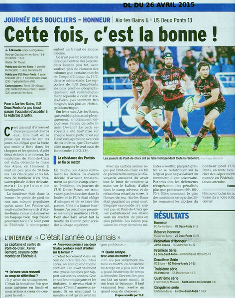 Presse 2014-2015