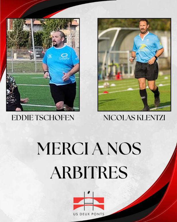 Merci à nos arbitres