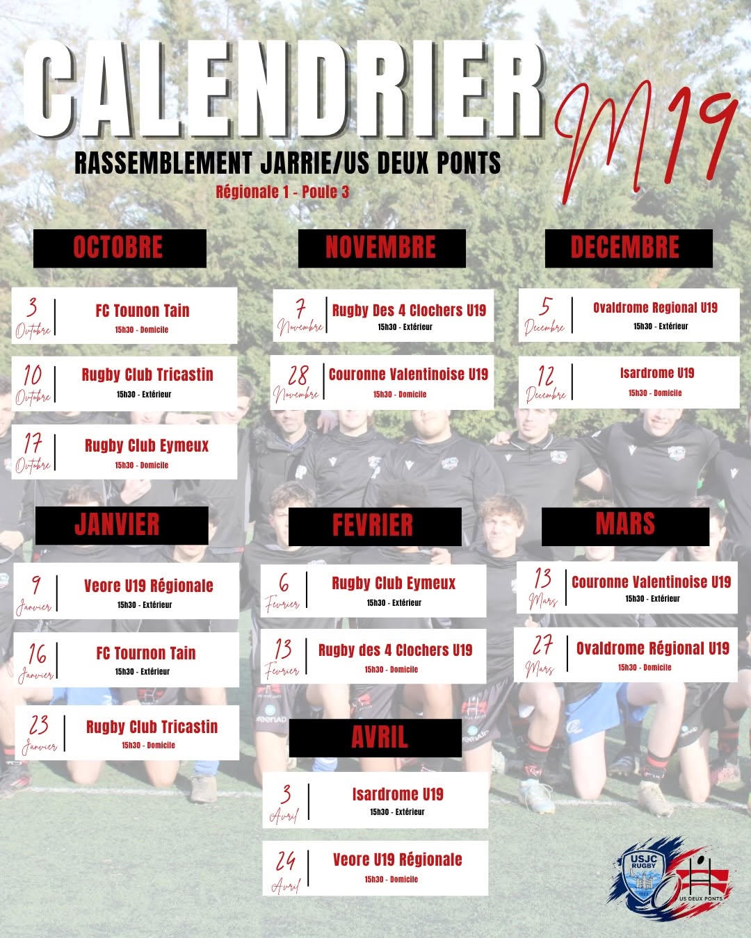Calendrier 2026 2027